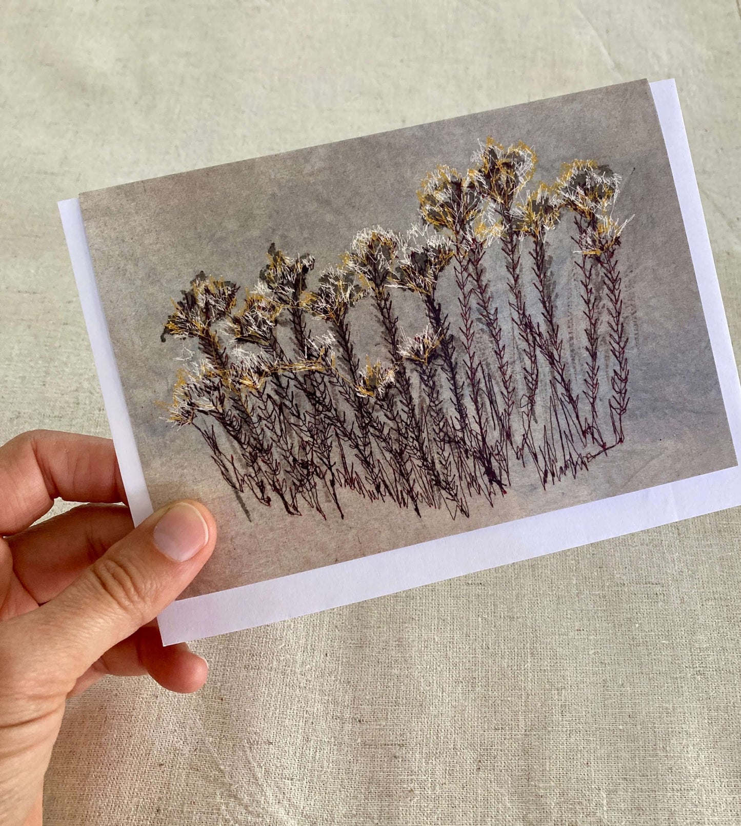 A5 Sunrise Metalasia Greeting Card (Blank inside)