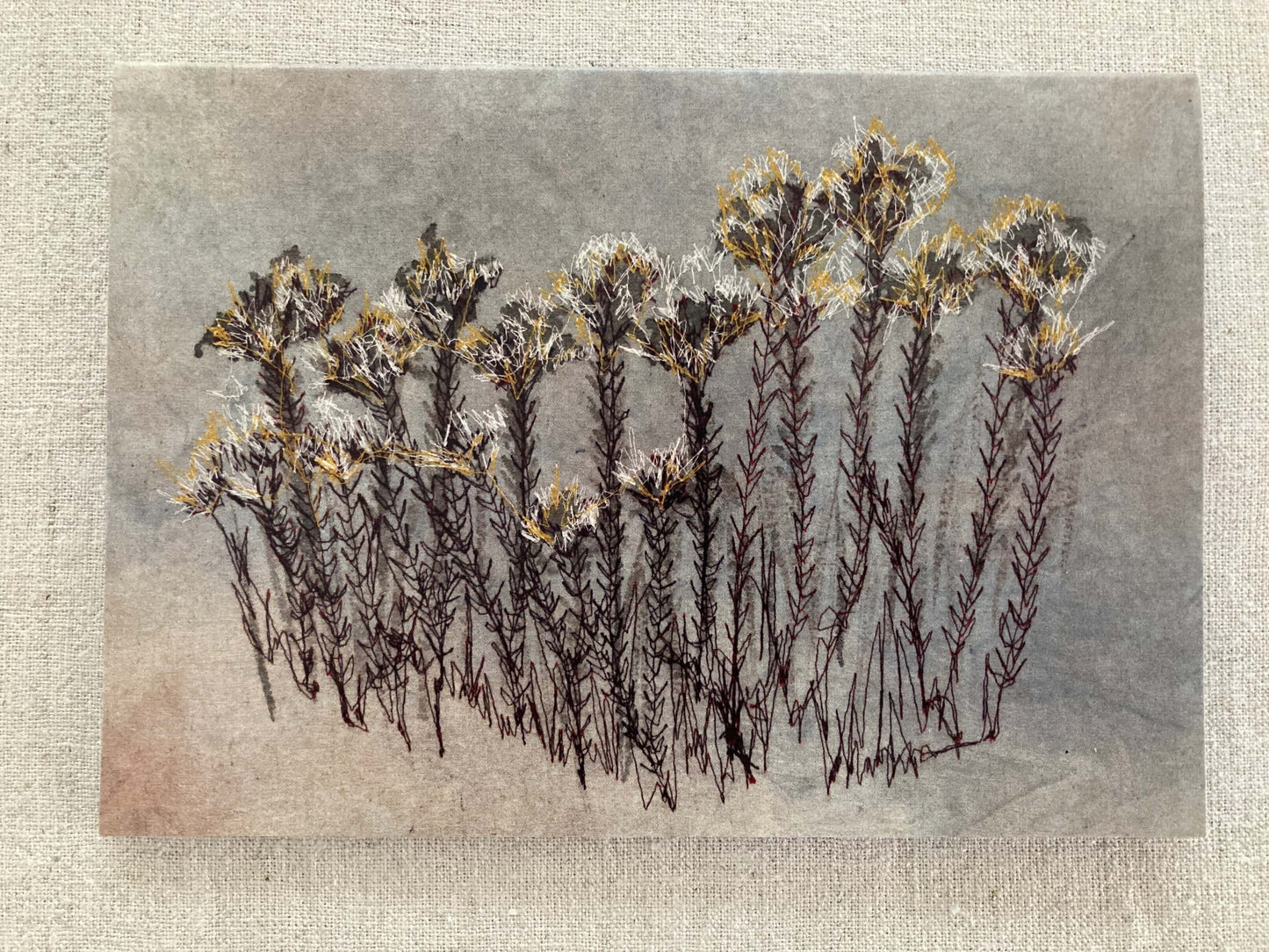 A5 Sunrise Metalasia Greeting Card (Blank inside)