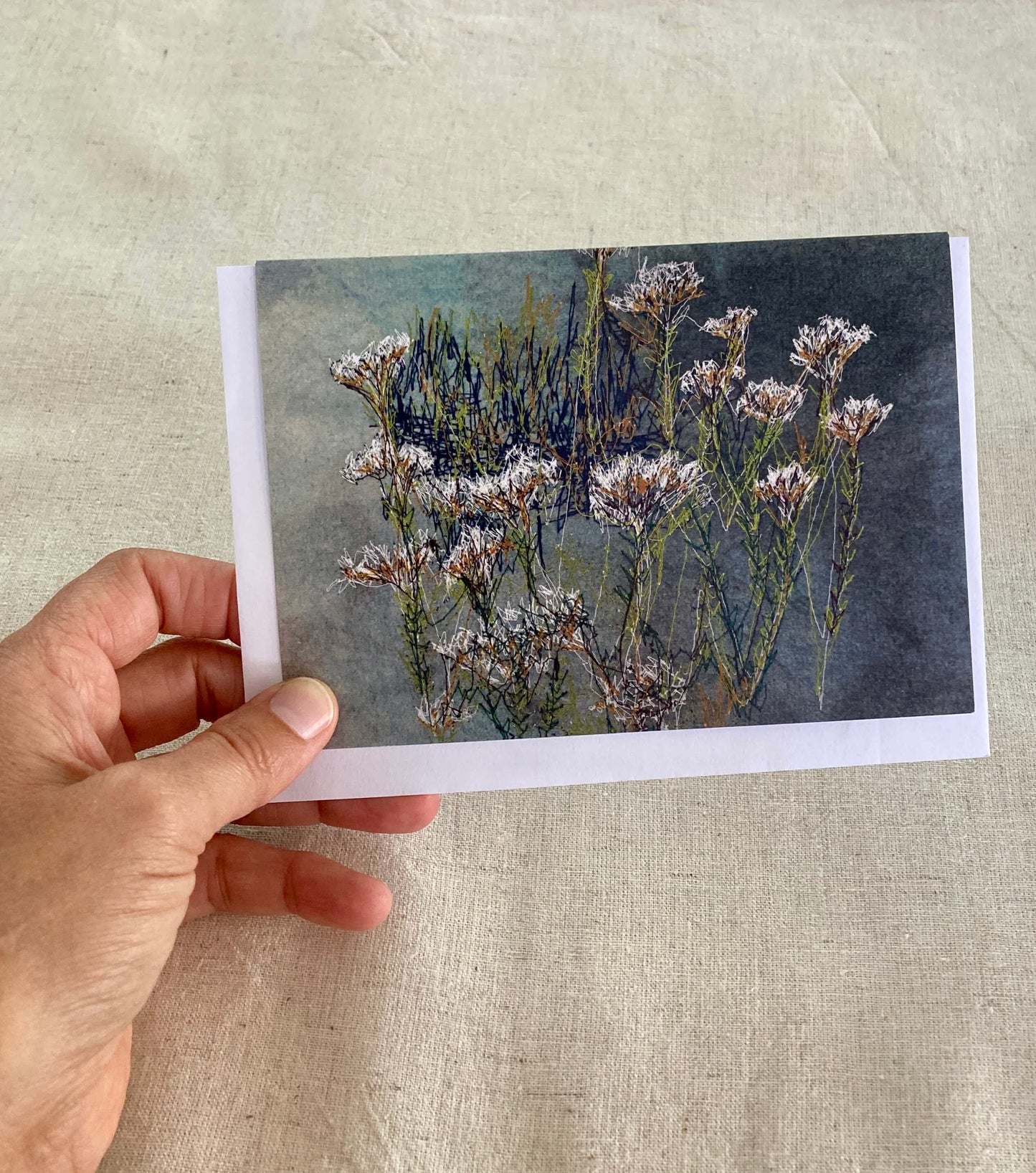 A5 Blombos Greeting Card (Blank inside)