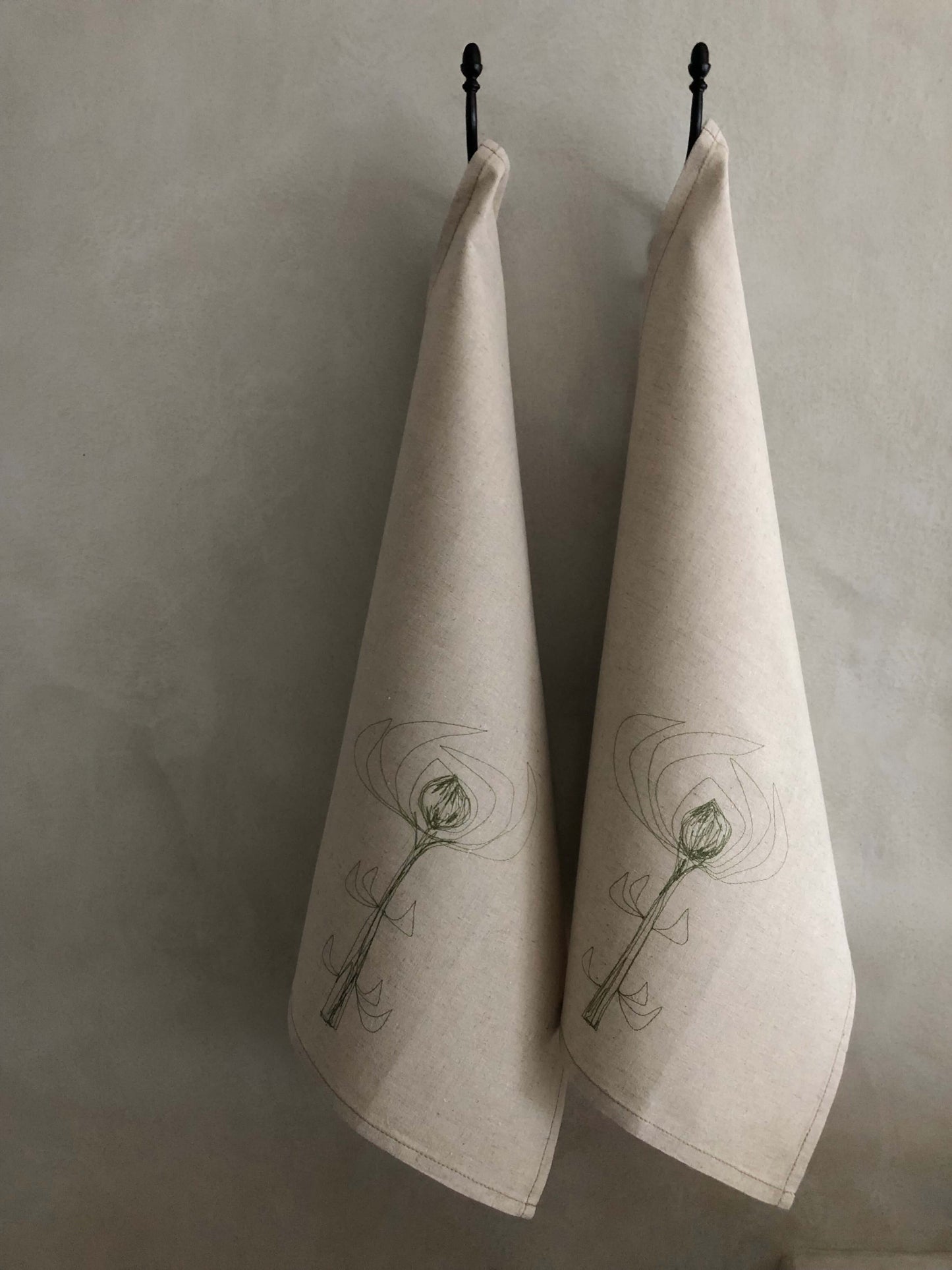 Hemp Leuca Tea Towel / Hand Towel