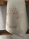 Hemp Fennel Flower Tea Towel / Hand Towel