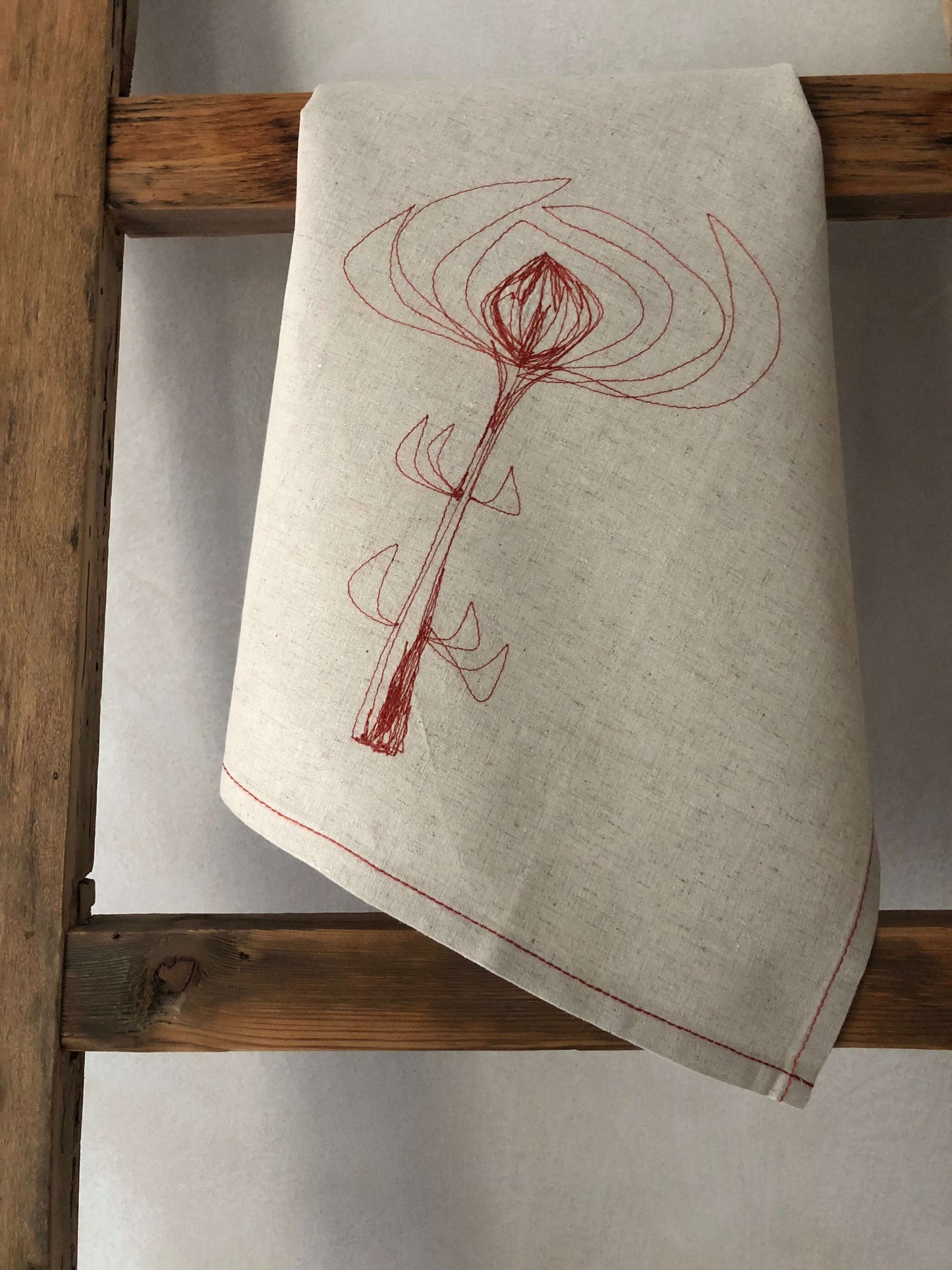 Hemp Leuca Tea Towel / Hand Towel