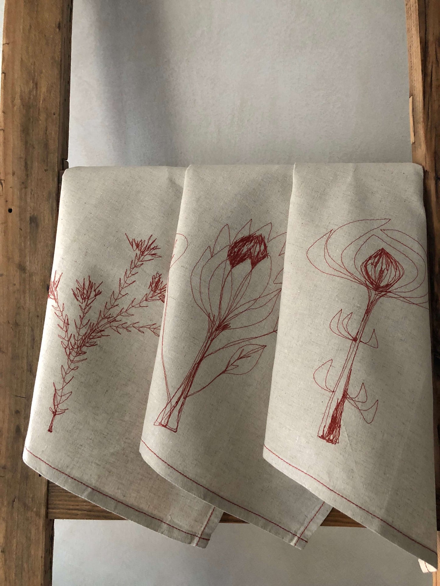 Hemp Leuca Tea Towel / Hand Towel