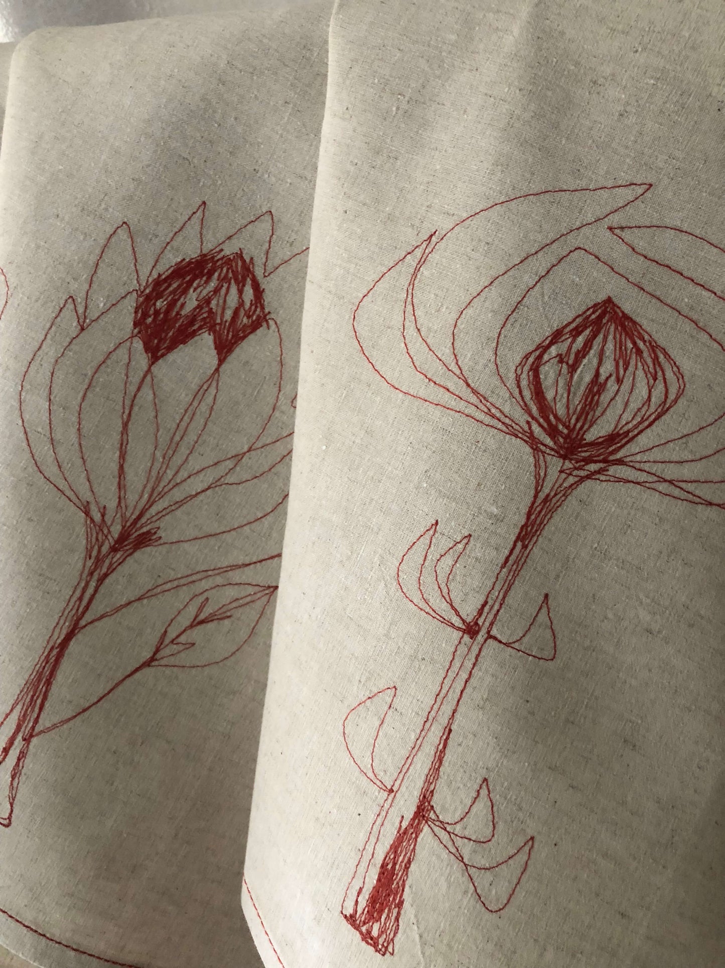 Hemp Leuca Tea Towel / Hand Towel