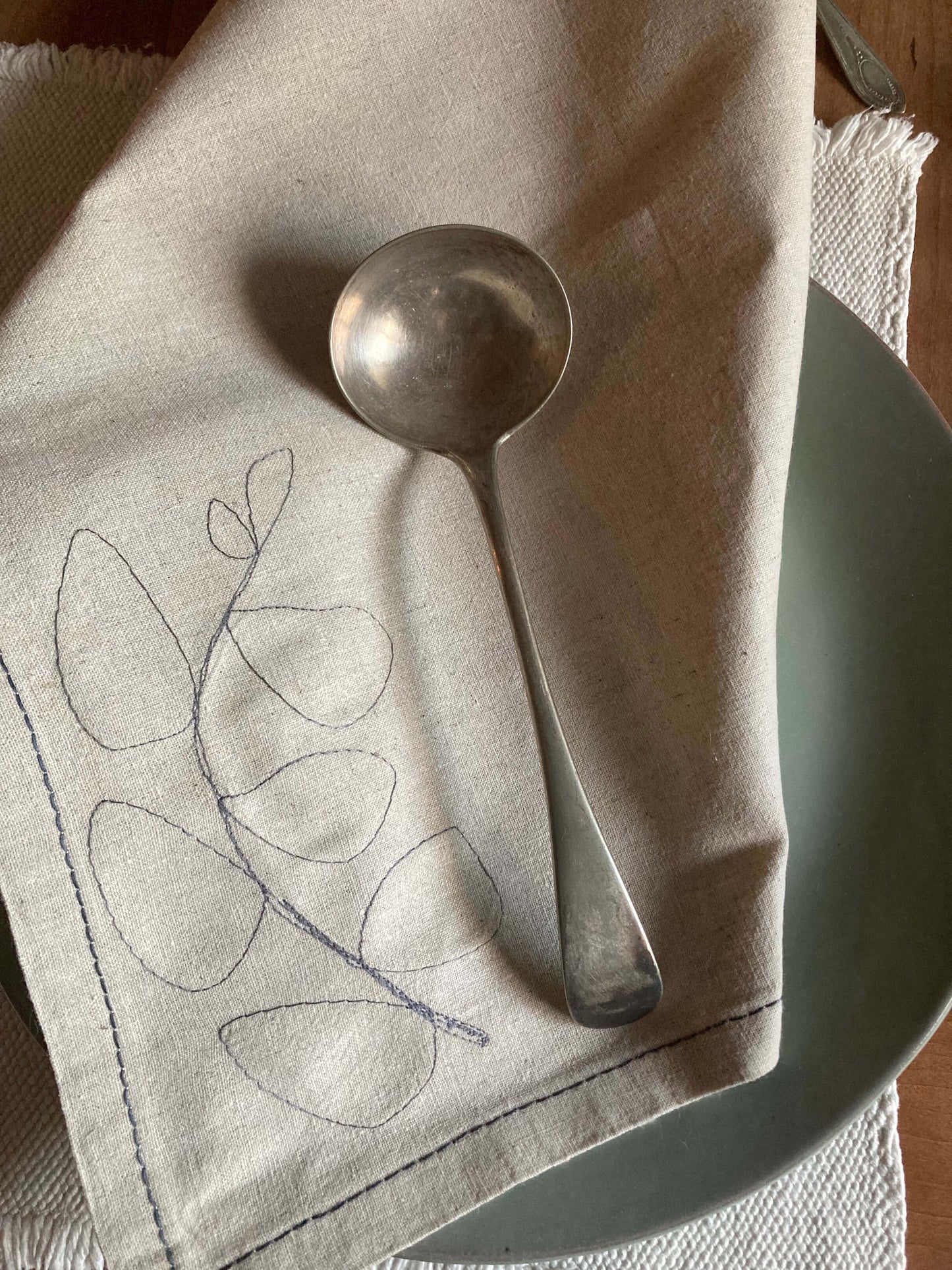 Hemp Leaf Napkins (set of 4)