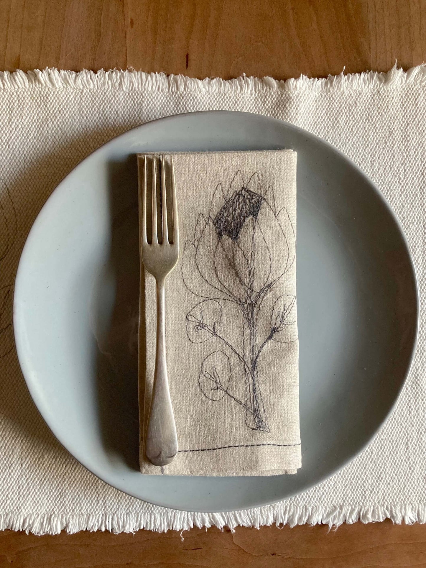 Hemp Protea Napkins (set of 4)