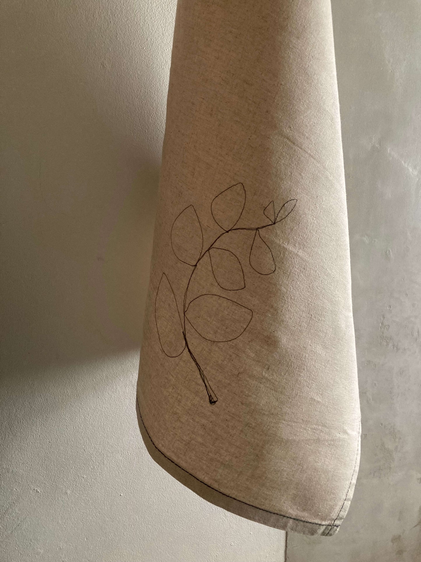 Hemp Leaf Tea Towel / Hand Towel