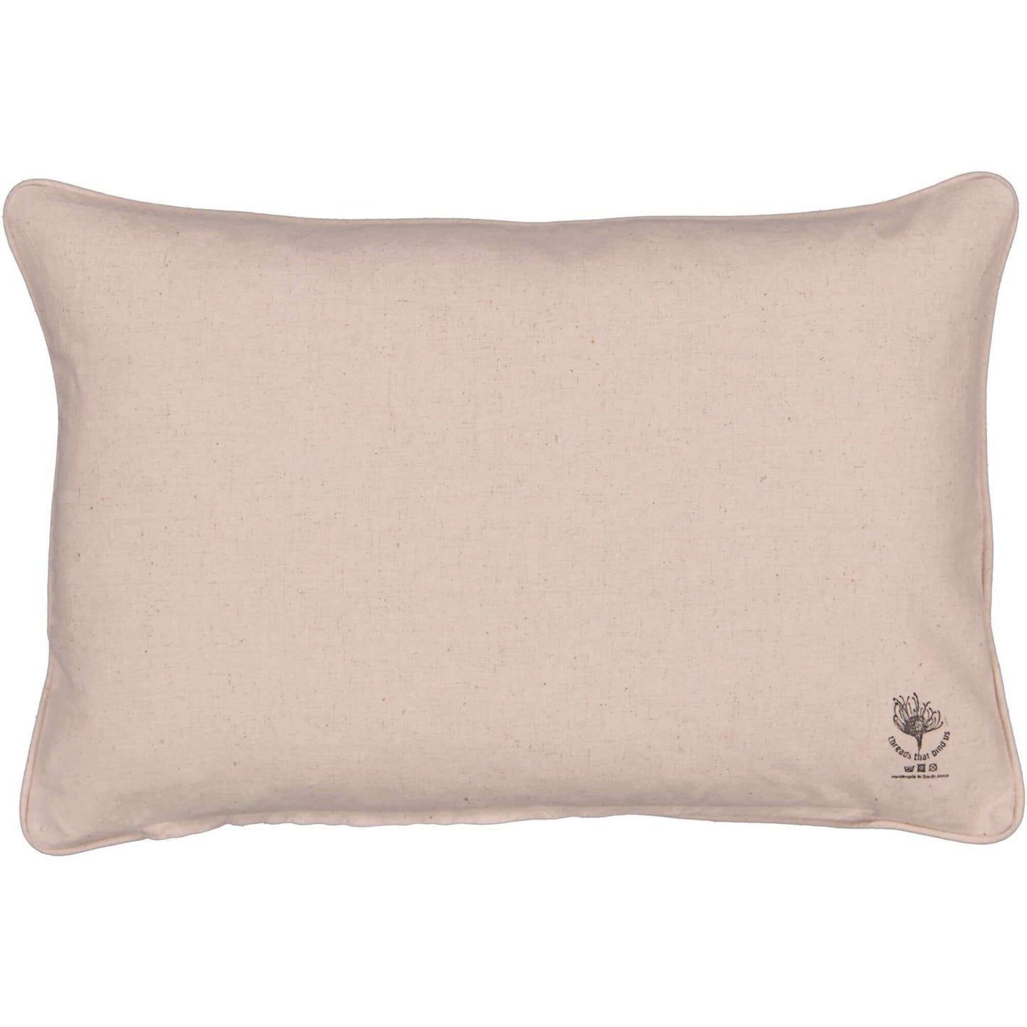 Charcoal King Protea Cushion Cover (Printed) - threads that bind us