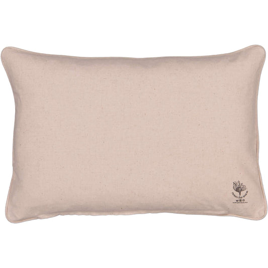 Chartreuse Metalasia Cushion Cover (Printed) back. Locally made home decor.