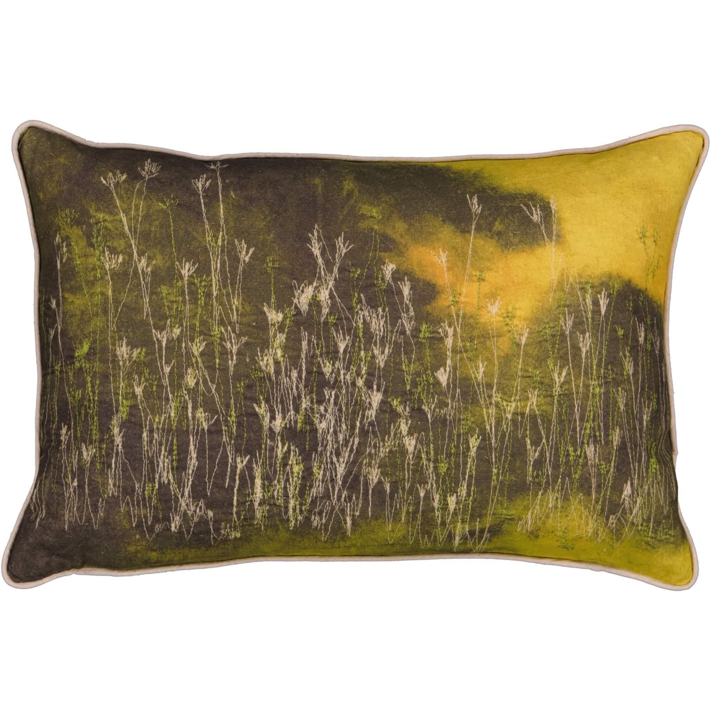100% Cushion Cover natural (Printed). Locally made home decor.