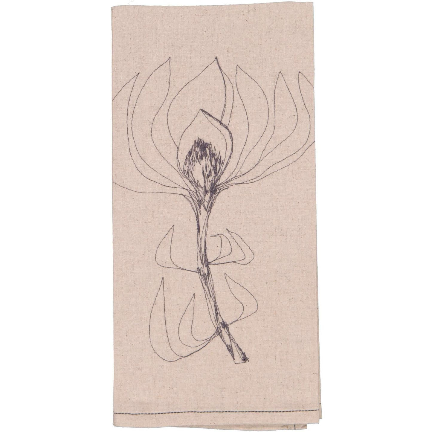 Hemp Leuca Tea Towel / Hand Towel - threads that bind us