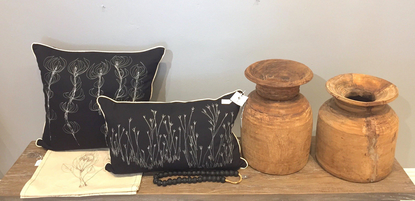 Leucadendron Cushion Cover - threads that bind us