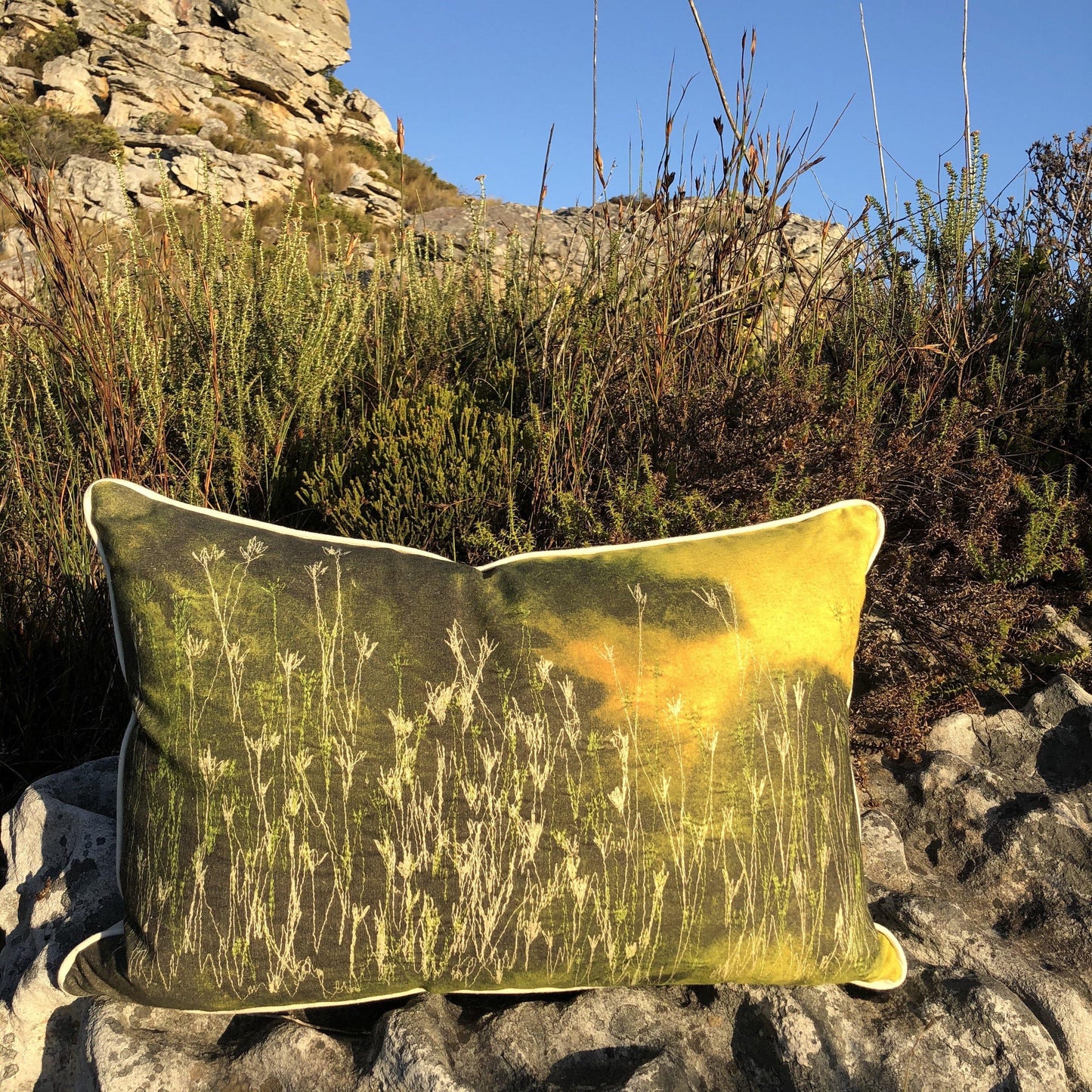 Grasses Cushion Cover (Printed) - threads that bind us
