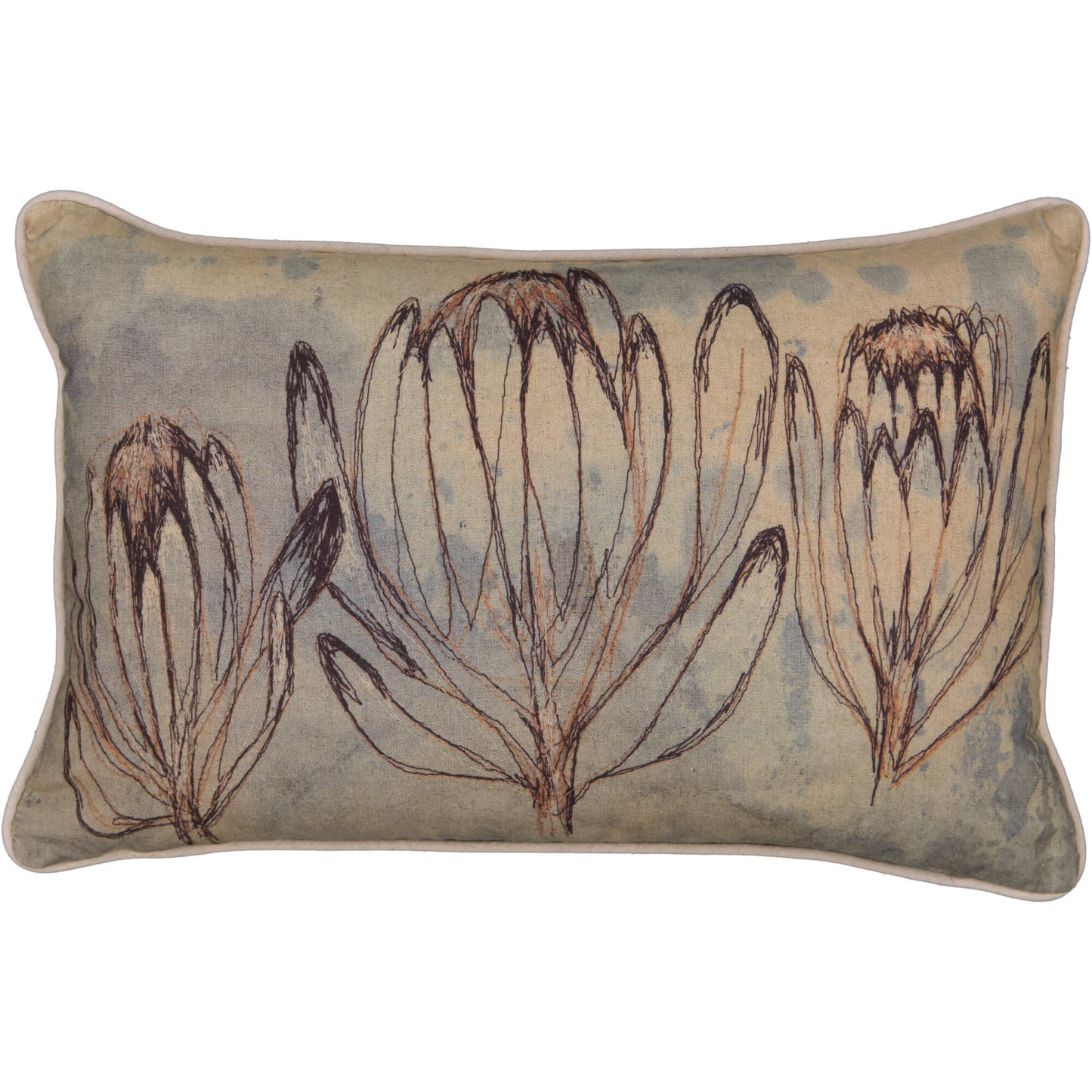 Three Protea Cushion Cover (Printed)