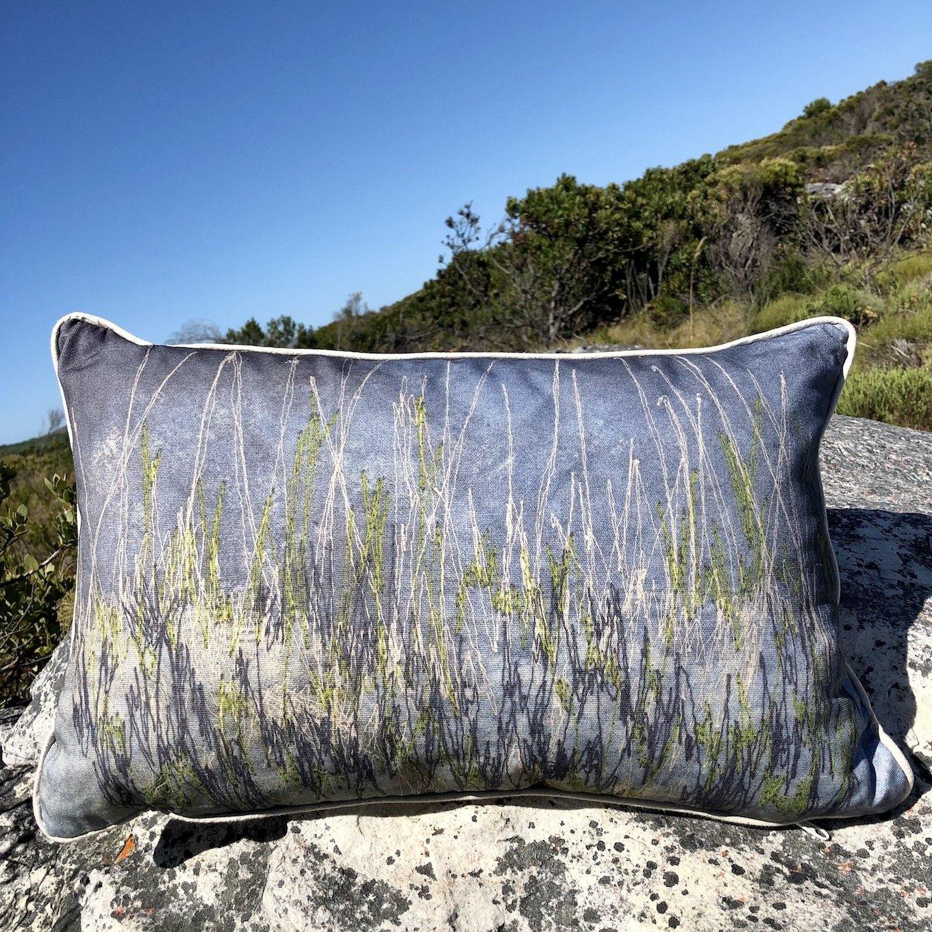 New Shoots Wetlands Cushion Cover (Printed) - threads that bind us