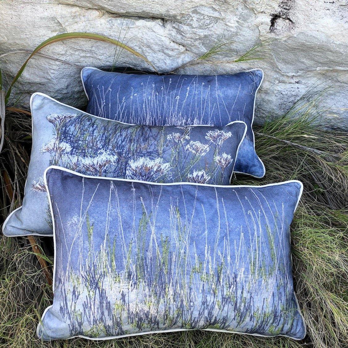 New Shoots Wetlands Cushion Cover (Printed) - threads that bind us