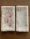 SALE Napkin Red Fennel Flower (COTTON)