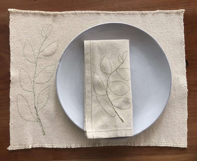 Cotton Leaf Placemats (set of 2)