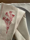 SALE Napkin Red Fynbos Light HEMP