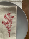 SALE Napkin Red Fynbos Light HEMP