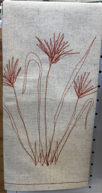 Hemp Mountain Grasses Tea Towel / Hand Towel