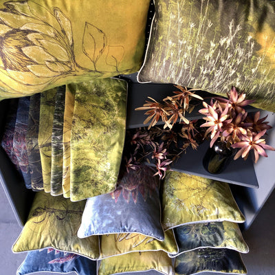 Grasses Cushion Cover (Printed) - threads that bind us