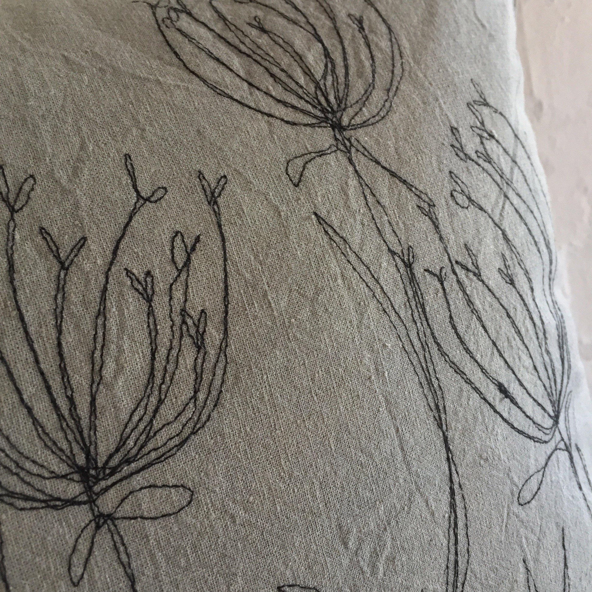Fennel Flower Cushion Cover - threads that bind us