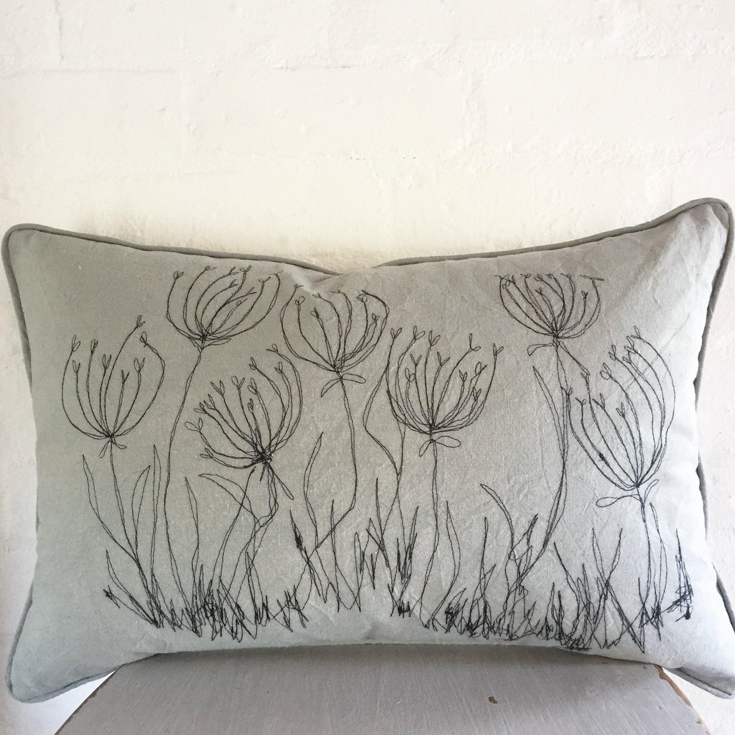 Fennel Flower Cushion Cover - threads that bind us
